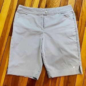 Callaway Women's Pinstripe Gray Shorts size 10